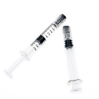 шприц замка 2.25ml Luer стеклянный для шприцев лиманды масла концентрата многоразовых