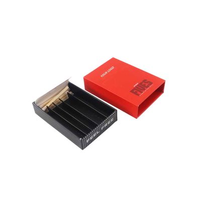 Коробка из бумаги для выдвижных ящиков с защитой от детей для 5 мини-прероллов