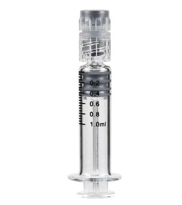 Шприц 1mL Prefillable масла замка Luer боросиликатного стекла для масла конопли CBD