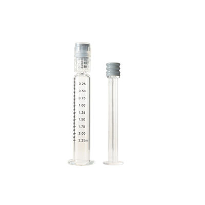 шприц замка 2.25ml Luer стеклянный для шприцев лиманды масла концентрата многоразовых