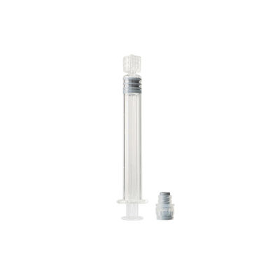 Медицинский шприц шприца 3ml замка Prefillable Luer ранга стеклянный для масла конопли CBD