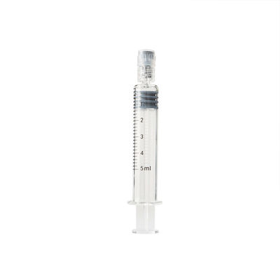 Prefillable шприцы лиманды боросиликатного стекла шприца замка 5 Ml Luer пустые