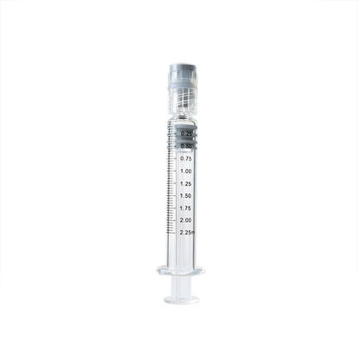 Шприц 2.25ml многоразового стерильного замка Luer стеклянный для масла пеньки CBD