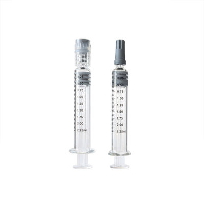 шприц замка 2.25ml Luer стеклянный для шприцев лиманды масла концентрата многоразовых