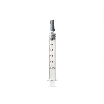 Шприцы подсказки замка Luer стерильные стеклянные для шприца лиманды масла 3ml CBD