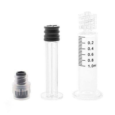 шприц замка 1mL Luer стеклянный многоразовый для масла CBD