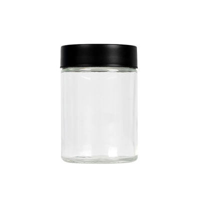 Рот 5oz ясного опарника засорителя цветка пеньки стеклянного широкий неэтилированный