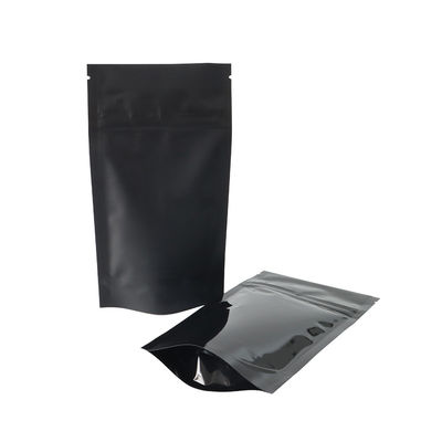 Черные небольшие сумки засорителя 1/4oz для Ziplock CR цветков конопли стоят вверх мешок