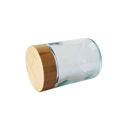 Опарник большой крышки размера 18oz бамбуковой Childproof стеклянный для цветка CBD
