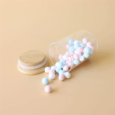 контейнеры травы и специи лапши еды боросиликатного стекла 1-18oz с бамбуковой крышкой