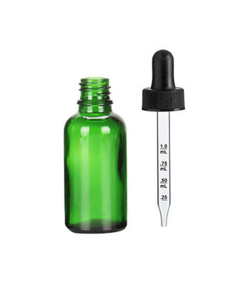 бутылка капельницы 30ml 1oz Амбер стеклянная с верхней частью ребенка устойчивой для масла пеньки
