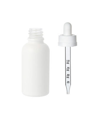 Бутылка тинктуры 30ml штейновой белой капельницы эфирного масла стеклянной Childproof