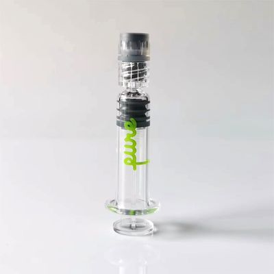 КБР масло стеклянный шприц Luer Lock THC масло шприц 1 мл пустой Luer Cap стеклянный шприц