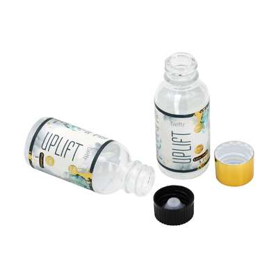 Концентрированный косметический флакон с логотипом на заказ, 30 мл, стеклянная масляная бутылка