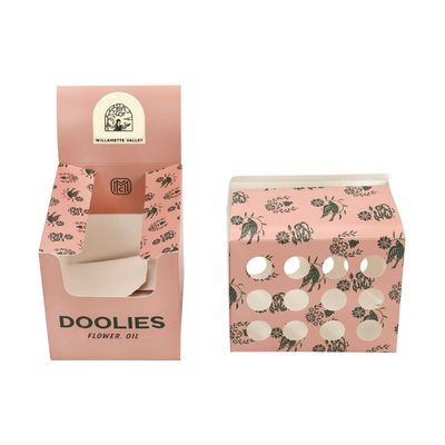 Торговая столовая столешница Картонная дисплейная коробка Стоянка для труб