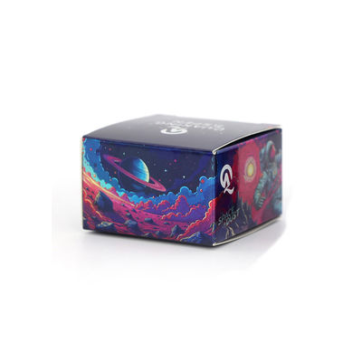 Индивидуальная печать мини-баночки для концентрата из стекла объемом 5 мл, 7 мл, 9 мл, с защитой от детей, пустая стеклянная баночка для концентрата, голографическая бумажная коробка с пакетом со льдом для масляного крема