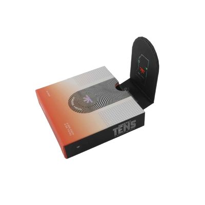 Детскостойкие коробки из бумаги с откидной крышкой для предварительно скрученных косяков с магнитным ящиком и клапанами