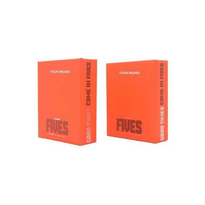 Тисненая упаковка для нескольких прероллов, коробка для джоинтов с отсеком для спичек